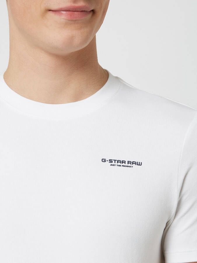 G-Star Raw Super slim fit T-shirt met biologisch katoen