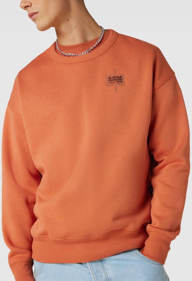 G-Star Raw Sweatshirt met labelstitching