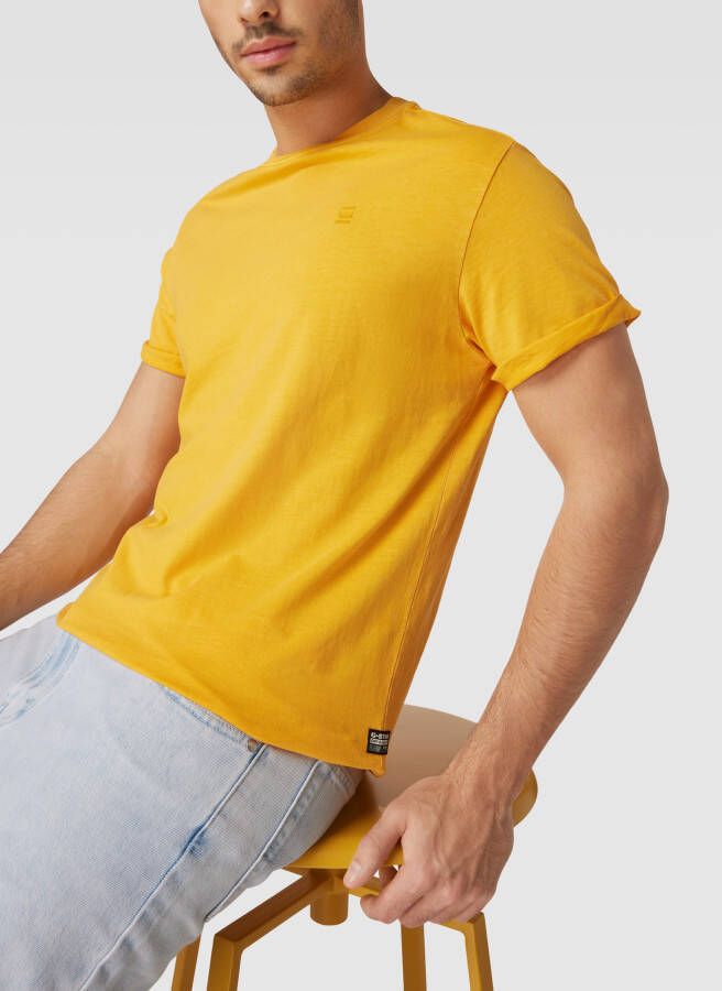 G-Star Raw T-shirt met omgeslagen mouwen model 'Lash'