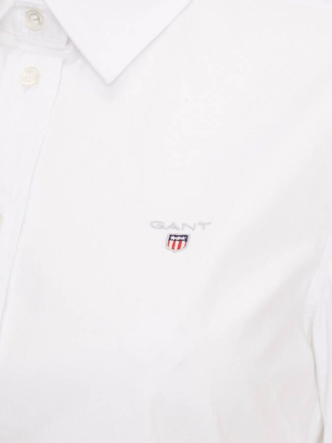 Gant Overhemdblouse Stretch-Oxford-stof voor een prettige pasvorm en bewegingsvrijheid