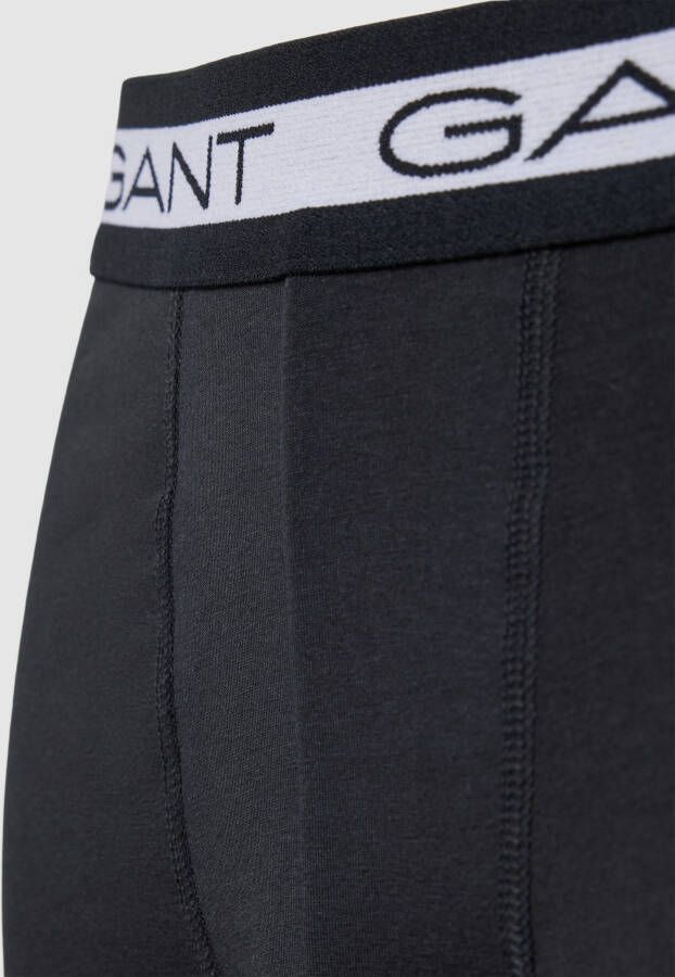 Gant Boxershort met elastische band met logo in een set van 3 stuks - Foto 2