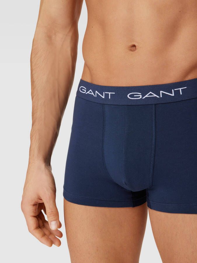 Gant Boxershort met logostitching in een set van 3 stuks