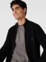 Gant Vest COTTON PIQUE ZIP CARDIGAN met logoborduursel op borsthoogte - Thumbnail 2
