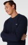 Gant Gebreide pullover met labelstitching - Thumbnail 2