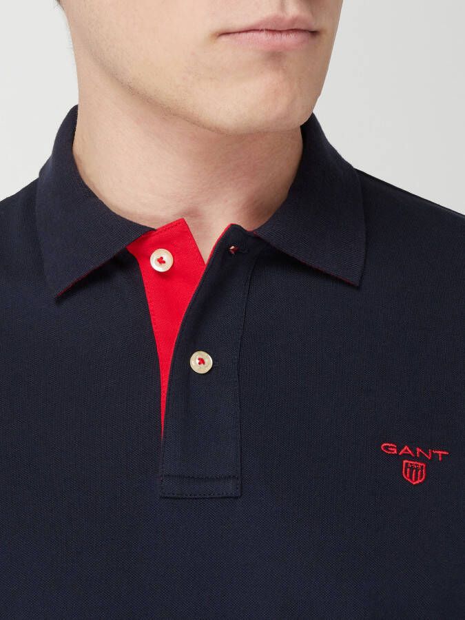 Gant Poloshirt met geborduurd logo