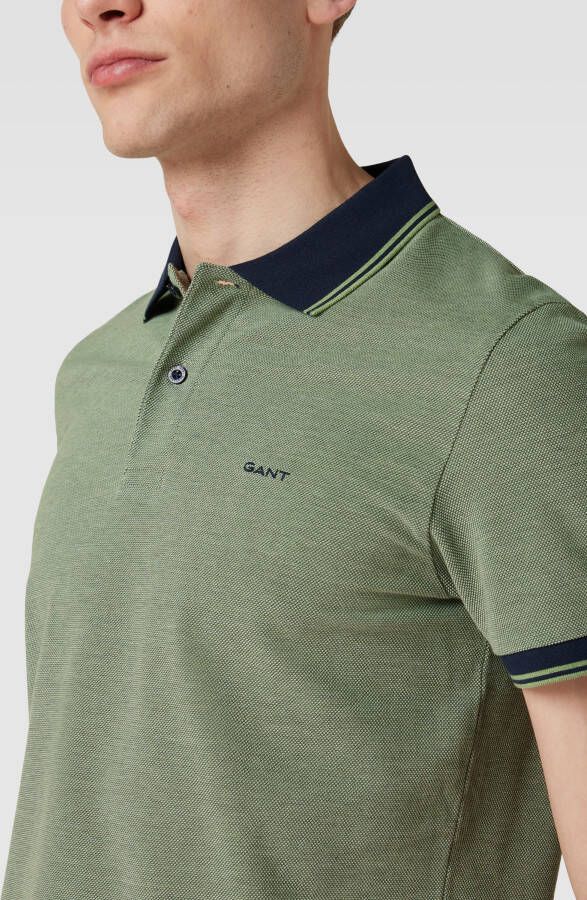 Gant Poloshirt met labelstitching