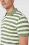Gant Groene Multi Streep Korte Mouw Piqué T-Shirt Polo Green Heren - Thumbnail 4