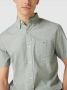 Gant Short Sleeve Overhemd Linnen Lichtgroen Groen Heren - Thumbnail 4