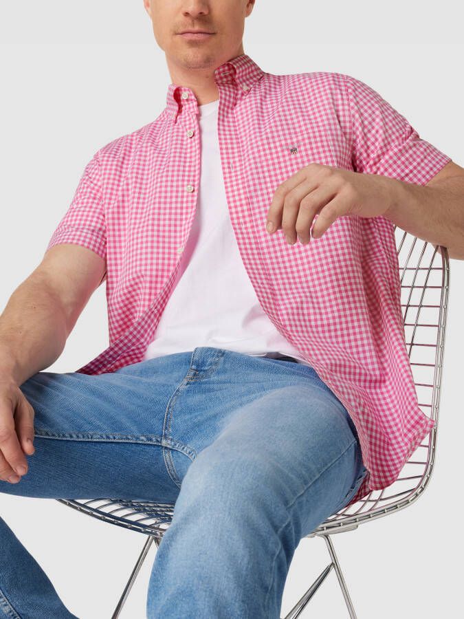 Gant Regular fit vrijetijdsoverhemd met ruitmotief model 'THE BROADCLOTH'