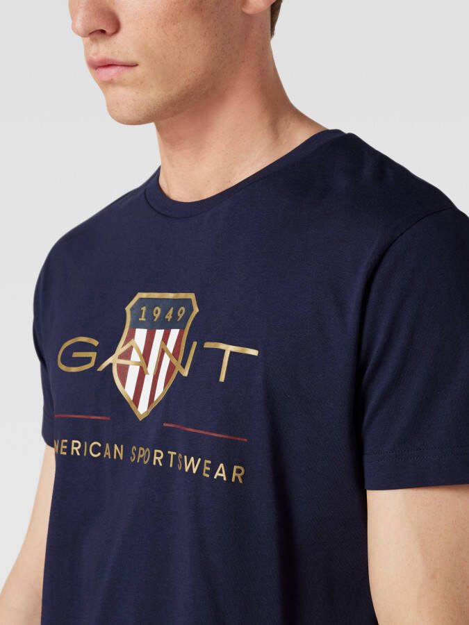 Gant T-shirt met labelprint
