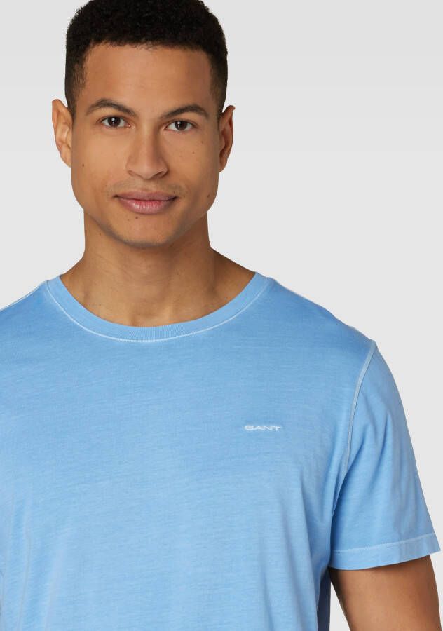 Gant T-shirt met labelstitching