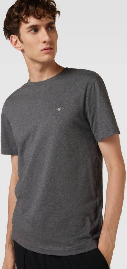 Gant T-shirt van katoen met labeldetail - Foto 2