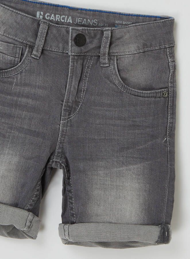 Garcia Korte slim fit jeans met stretch model 'Xevi'