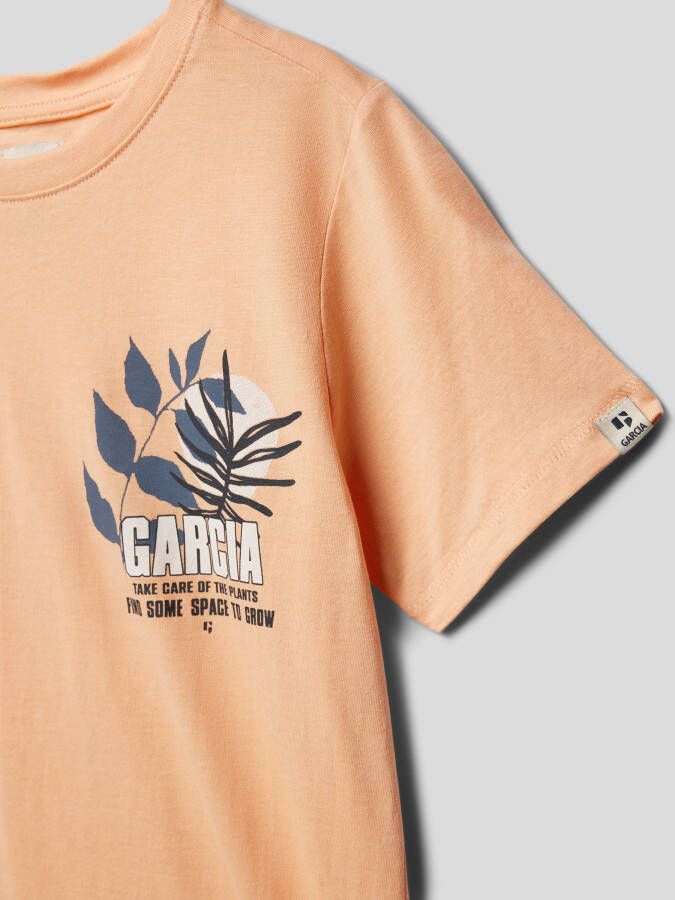 Garcia T-shirt met statementprint