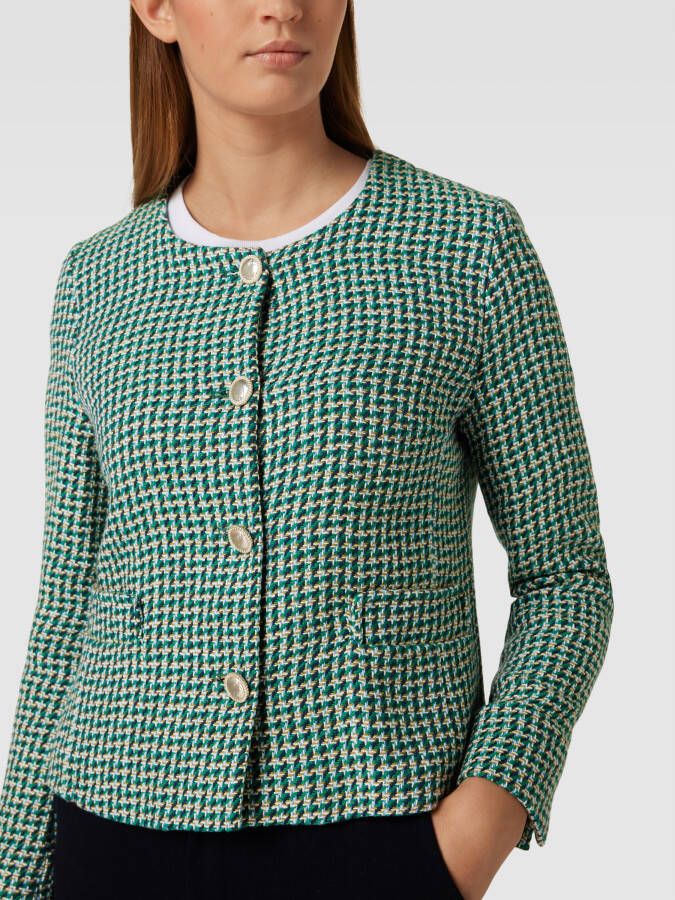 Gerry Weber Blazer met pied-de-poule-motief model 'EVERYDAY BRIGHTS'