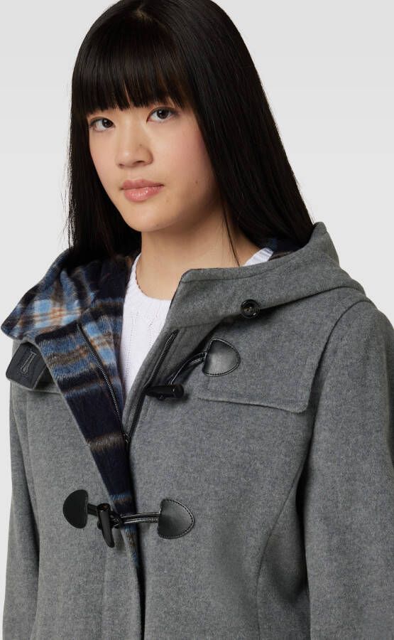 Gil Bret Capuchon Dufflecoat in wol velours Gray Dames - Foto 2