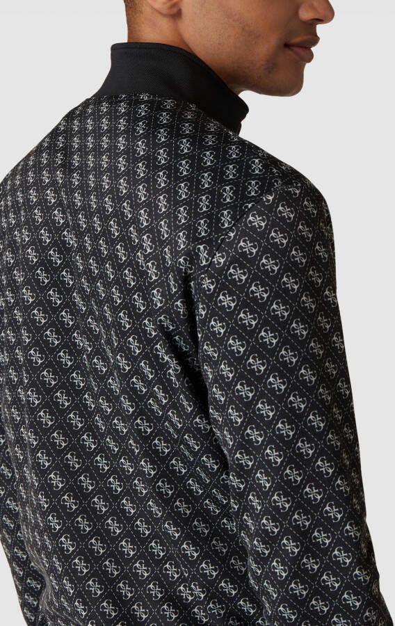Guess Activewear Sweatjack met all-over motief model 'KORBIN FULL ZIP TRACKSUIT'
