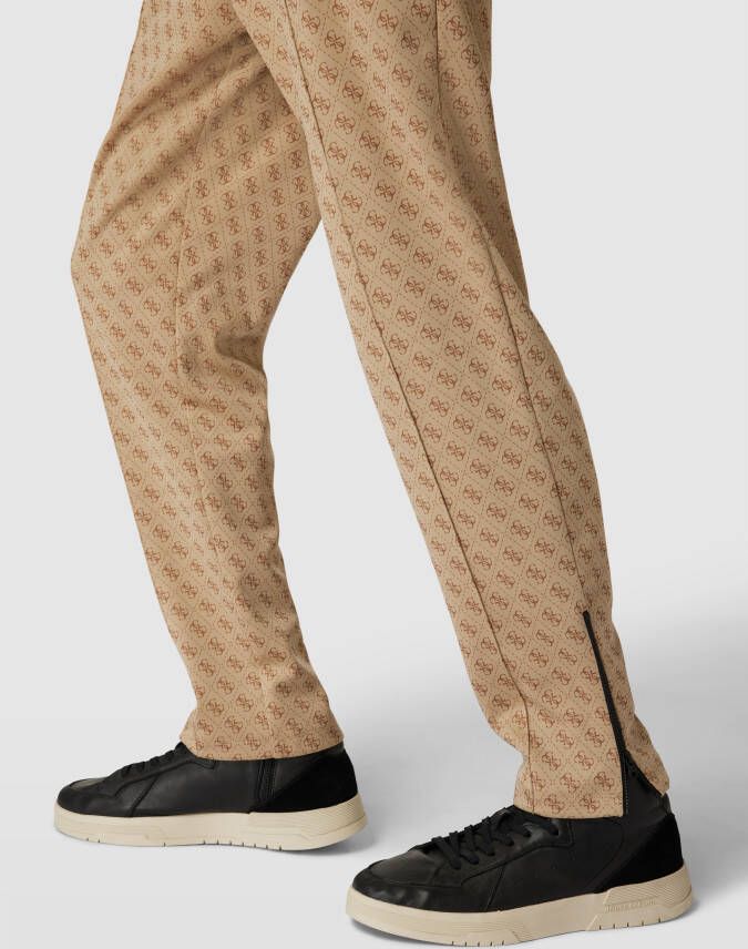 Guess Activewear Sweatpants met all-over motief model 'KORBIN'