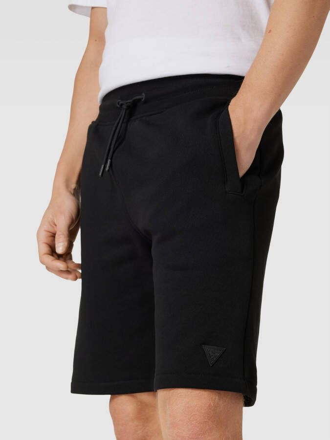 Guess Activewear Sweatshorts met labelapplicatie model 'ALDWIN'