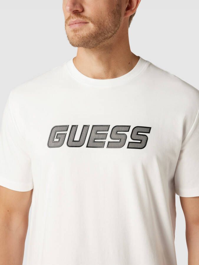 Guess Activewear T-shirt met logoprint model 'ALGERNON'