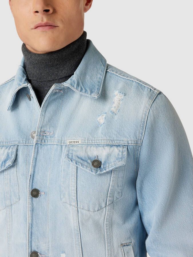 Guess Jeansjack met labeldetails model 'DILLON'