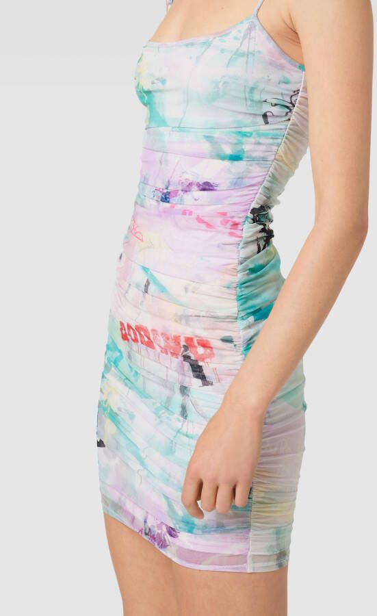 Guess Mini-jurk met all-over motief model 'GRAFFITI' - Foto 2