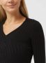 GUESS Dames Tops & T-shirts Ines Vn Ls Sweater Zwart - Thumbnail 10