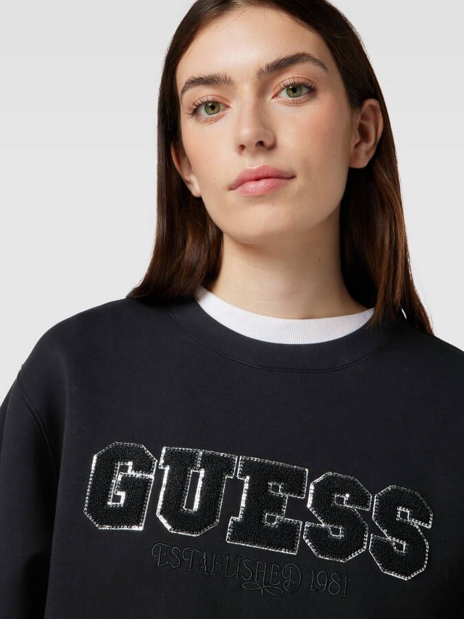 Guess Sweatshirt met labelpatches
