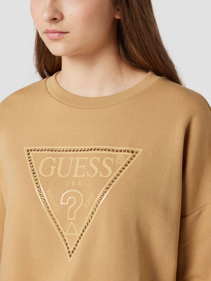 Guess Sweatshirt met labelprint