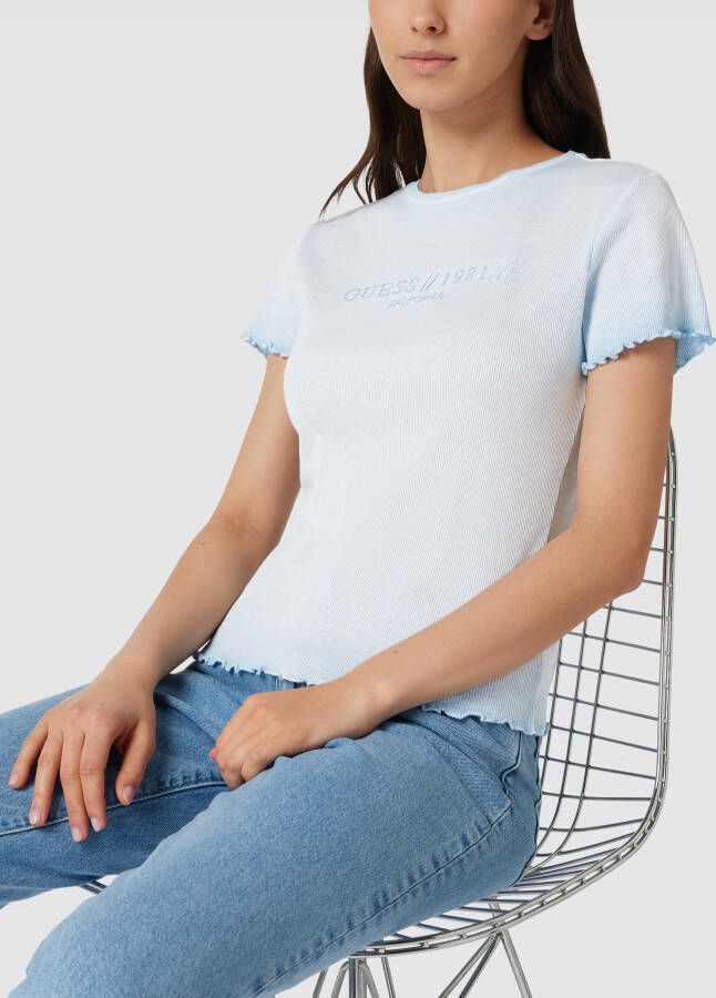 Guess T-shirt met golvende zoom model 'ENDURINE'
