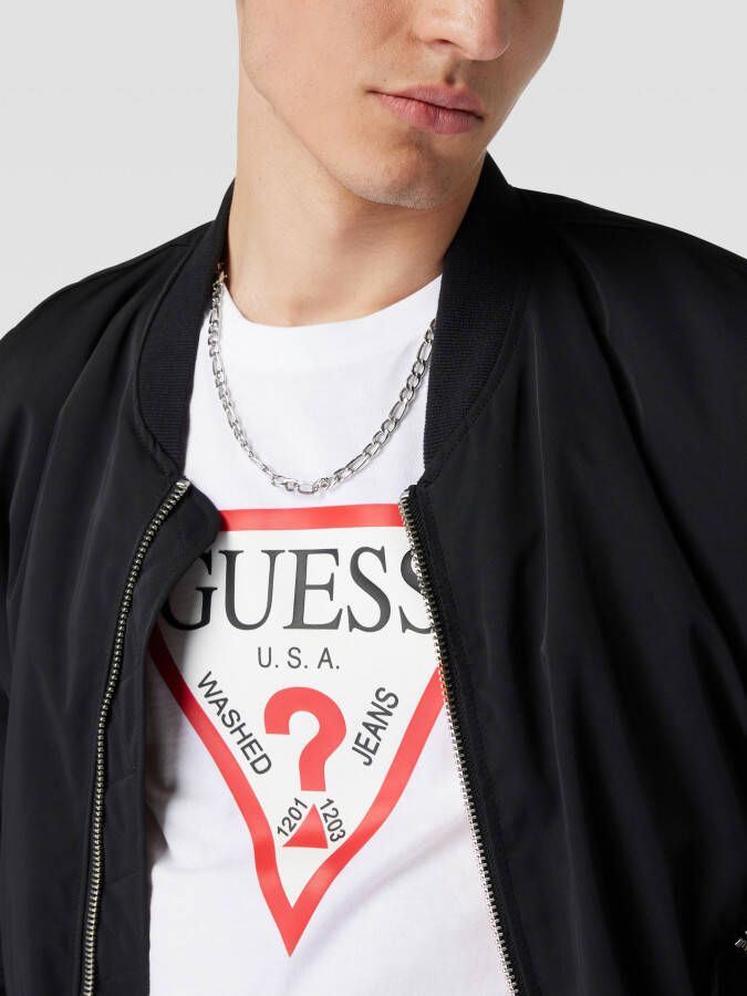Guess T-shirt met labelprint