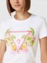 Guess T-shirt met motiefprint model 'TRIANGLE FLOWERS' - Thumbnail 3