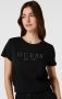Guess Zwarte korte mouwen T-shirt voor vrouwen Zwart Dames - Thumbnail 9