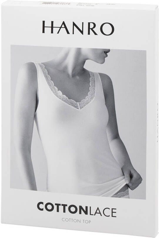 Hanro Onderhemd met kant model 'Cotton Lace' - Foto 2