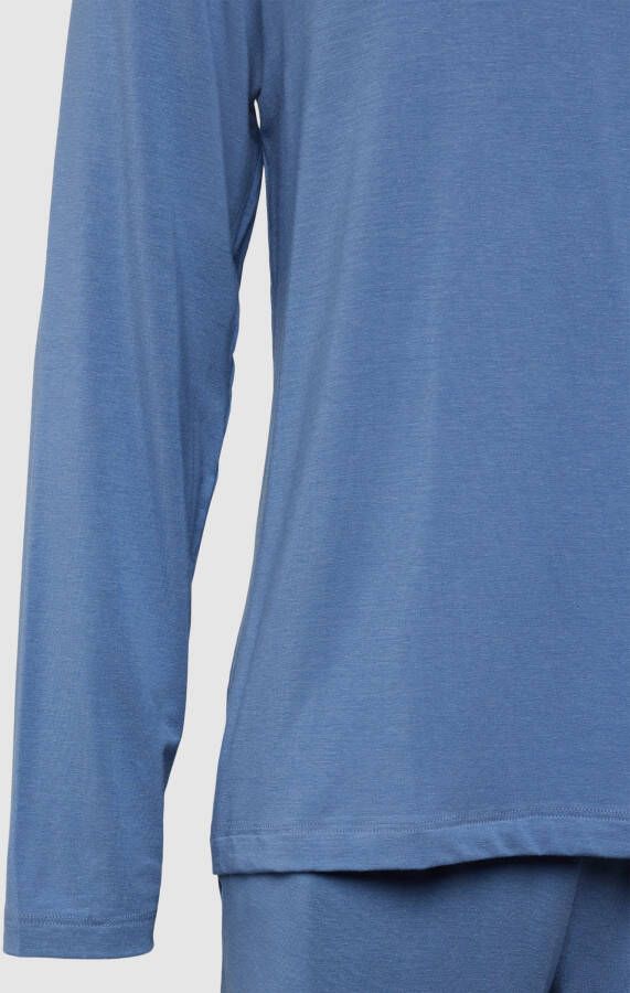 Hanro Pyjama met geribde ronde hals - Foto 2