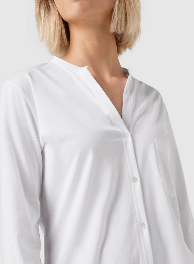 Hanro Pyjama van katoen model 'Cotton Deluxe'