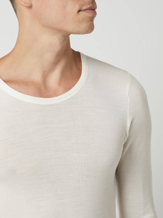 Hanro Shirt met lange mouwen van een mix van merinowol en zijde - Foto 2