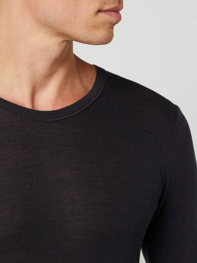 Hanro Shirt met lange mouwen van een mix van merinowol en zijde - Foto 2