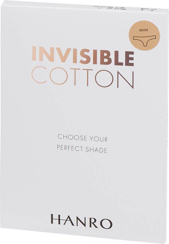 Hanro String met stretch naadloos model 'Invisible Cotton' - Foto 2