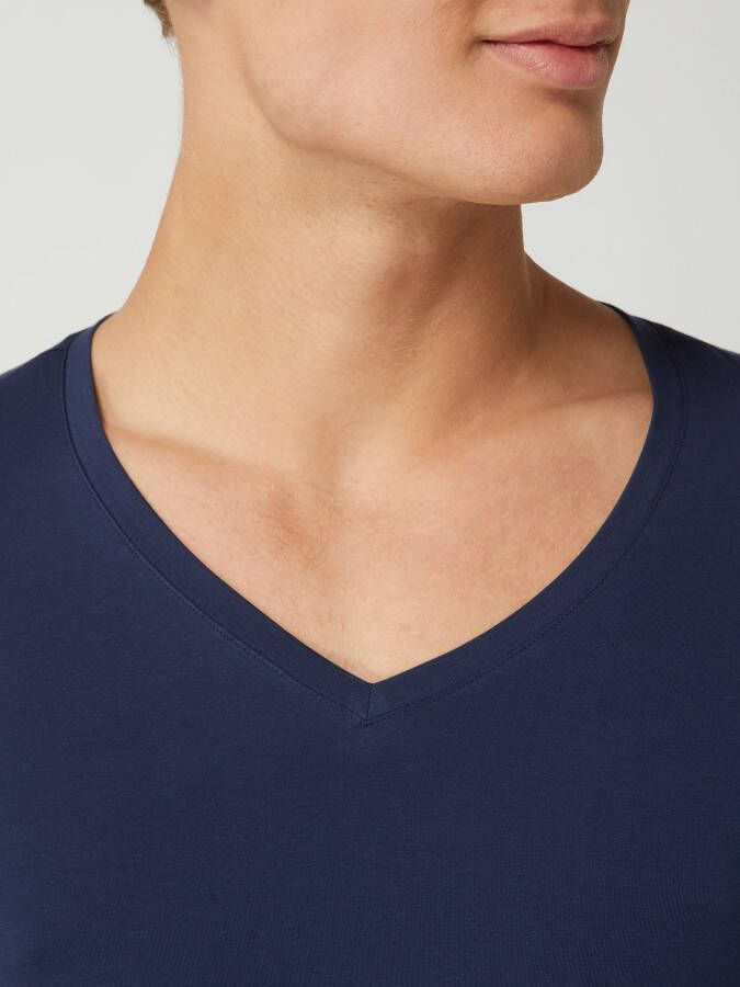 Hanro Katoenen T-shirt Blue Heren - Foto 2