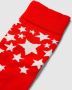 Happy Socks Rode Katoenen Crew Sokken voor Vrouwen Red Heren - Thumbnail 2