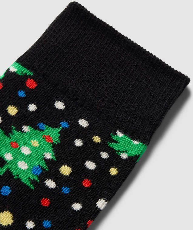Happy Socks Sokken met all-over motief model 'CHRISTMAS NIGHT'