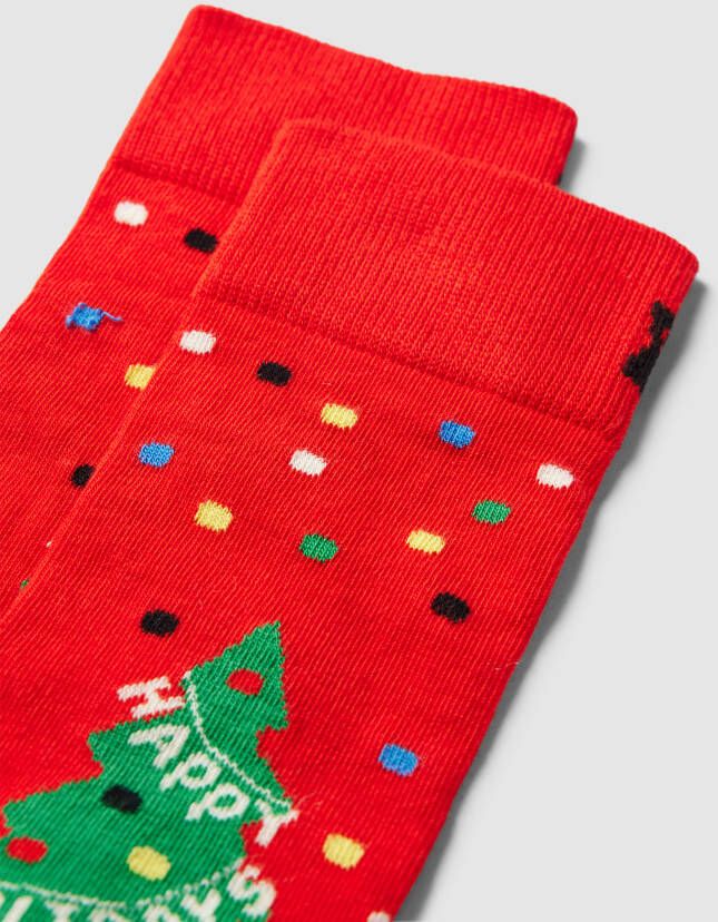 Happy Socks Sokken met all-over motief model 'Happy Holidays' - Foto 2