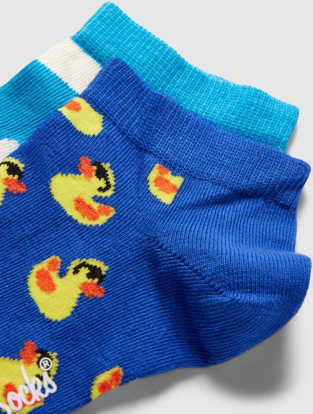 Happy Socks Sokken met motiefprint in een set van 2 paar model 'Rubber Dock'