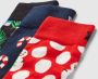 Happy Socks Sokken met motiefprint in een set van 3 paar model 'X-Mas Stocking' - Thumbnail 2