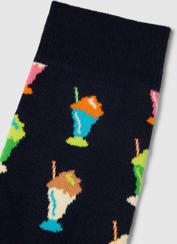 Happy Socks Sokken met motiefprint model 'Milkshake'