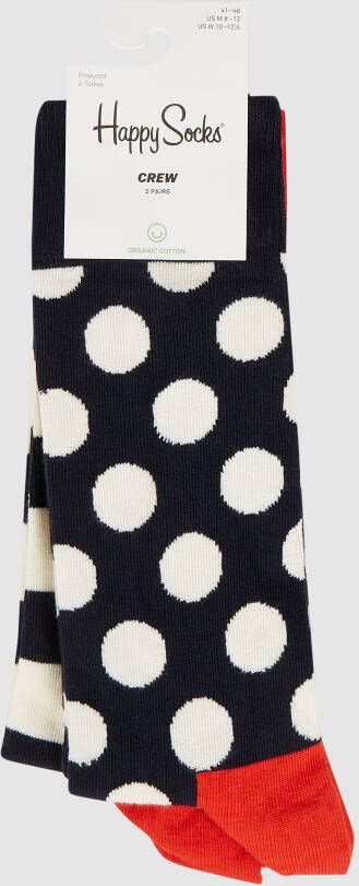 Happy Socks Sokken met stippenmotief in een set van 2 paar - Foto 2