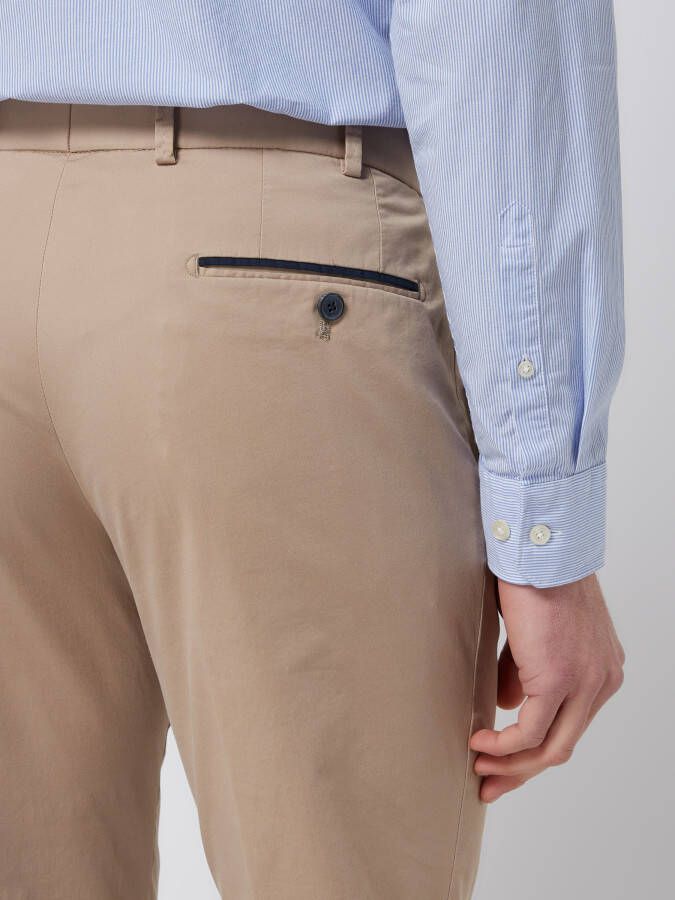 hiltl Straight fit chino met stretch model 'Peaker'