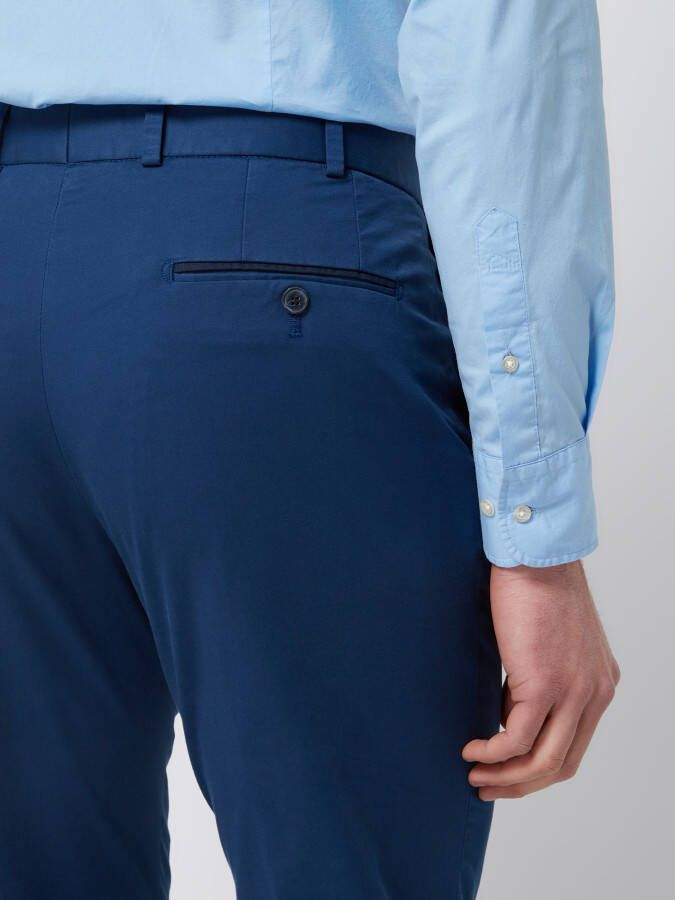 hiltl Straight fit chino met stretch model 'Peaker'