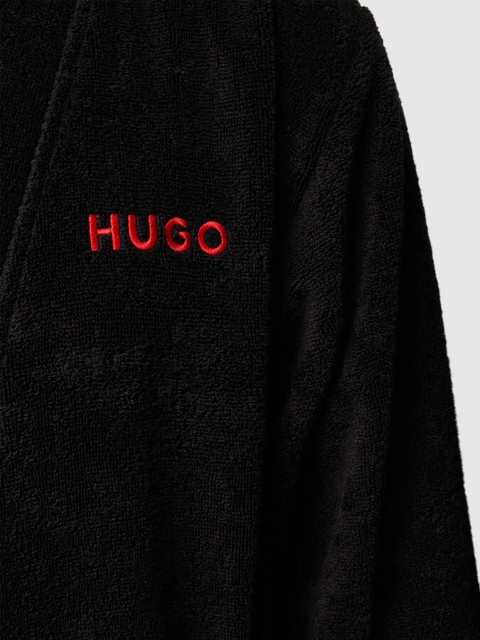 HUGO Badjas met labelstitching model 'Terry Gown'